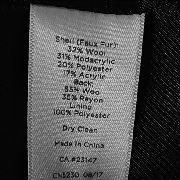 Talbots Wool Blend Buffalo Plaid Long Vest in Black,  White and Gray - Picture 16 of 16